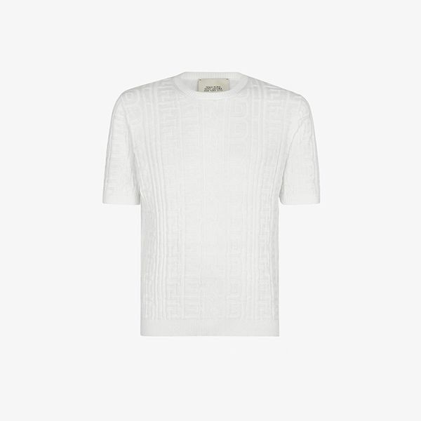 フェンディ×Marc Jacobs クルーネック半袖セーター Tシャツ 偽物 2色 FZY443AO5IF0QA0