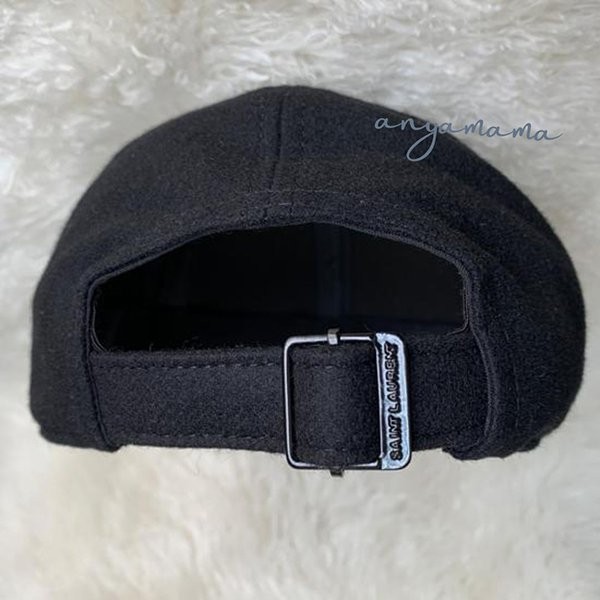【サンローラン】YSL ベースボールキャップ 偽物(フェルト)
