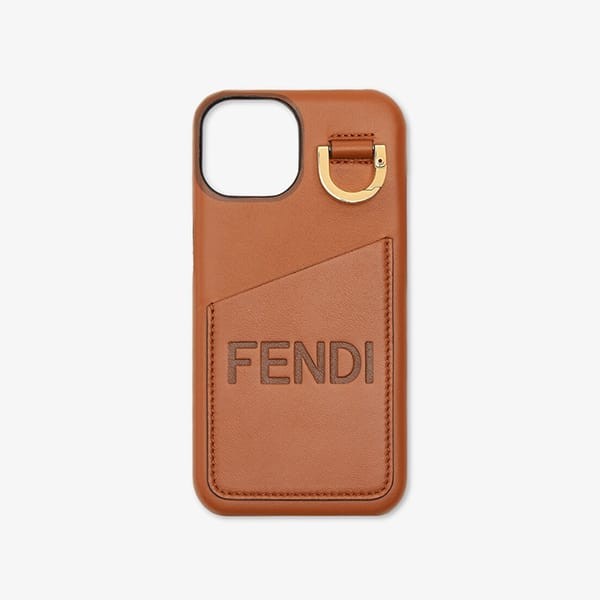 フェンディ ナッパレザー iPhone14/15 ケース コピー 2色