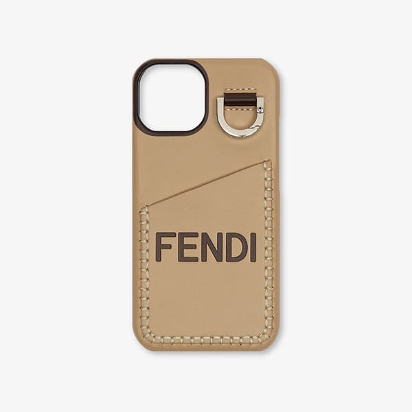 フェンディ ナッパレザー iPhone14/15 ケース コピー 2色