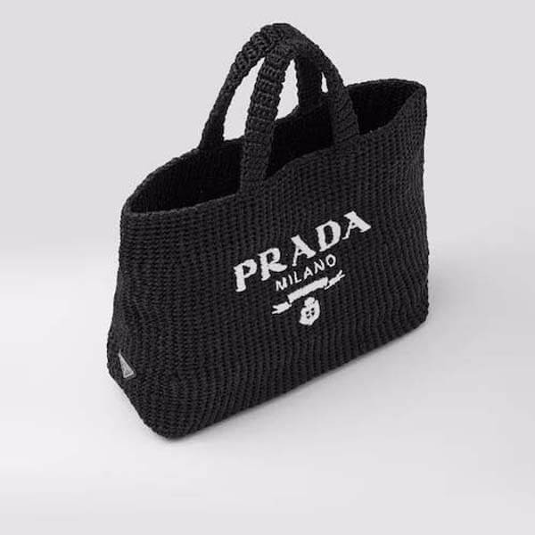 バイラ 7月号 プラダ 付録 かごバッグ ラフィアトートバッグ 偽物2021SS 1BG392_2A2T_F0018_V_OOL