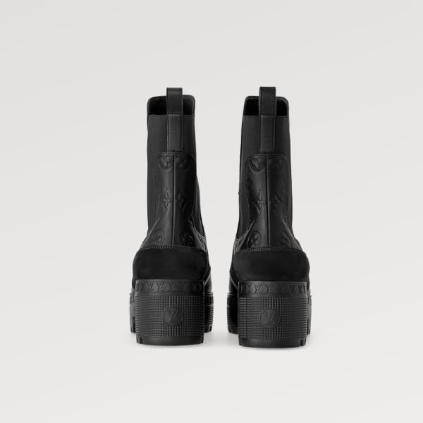 完売人気ルイヴィトン スーパーコピー アンクルブーツ 黒 1AC7W0