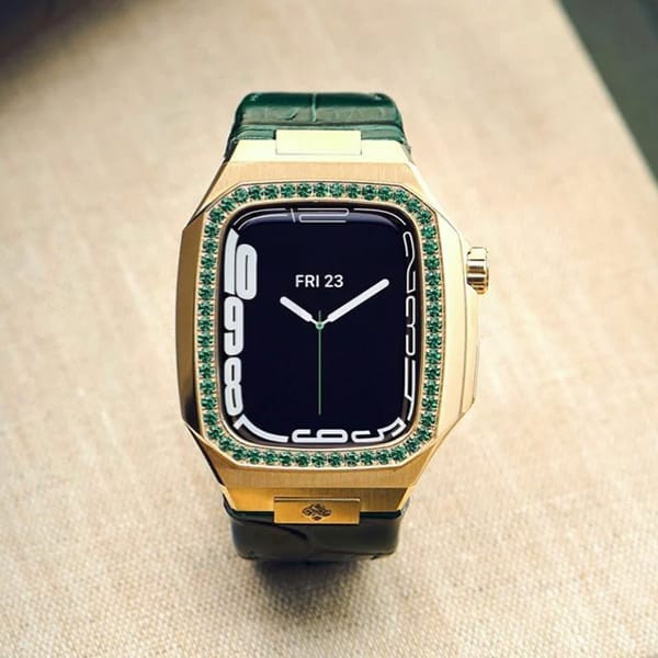 ゴールデンコンセプト 偽物 Apple Watch 7 Case - SPW - Black