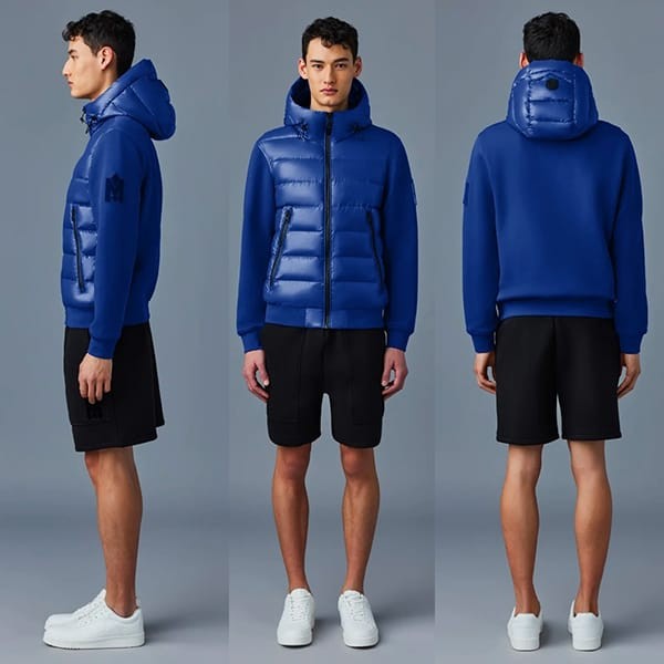 MACKAGE 偽物 FRANK ミックスメディア ボンバー ダウンジャケット 5色