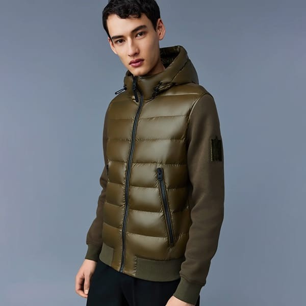 MACKAGE 偽物 FRANK ミックスメディア ボンバー ダウンジャケット 5色