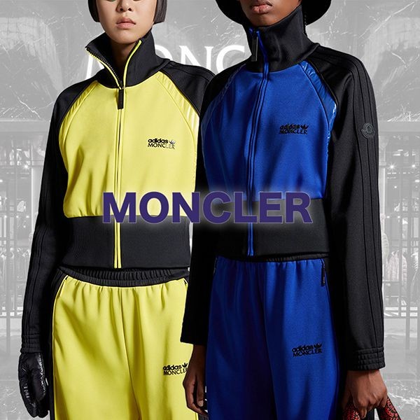 【モンクレール X アディダス ORIGINALS 偽物】ジップアップ スウェットシャツ2291F97