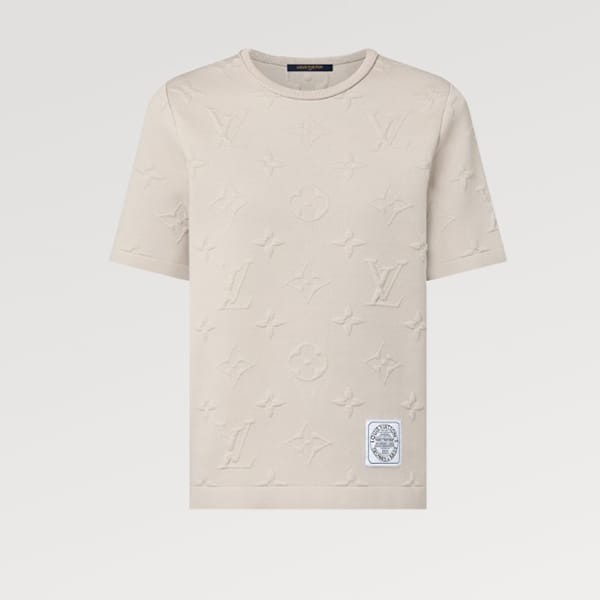 ​ルイヴィトン 3D モノグラム Tシャツ 偽物 2色 1AC0VD