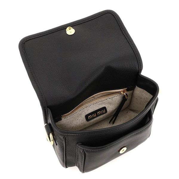 【ミュウミュウ】LEATHER CROSSBODY 偽物ショルダーバッグ10171