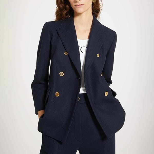 Patou スーパーコピー ダブルブレスト ウール&カシミアジャケット JA0010003601N