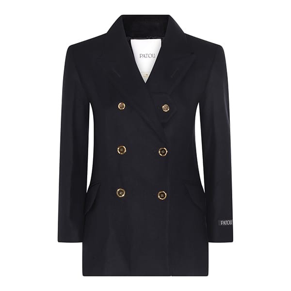 Patou スーパーコピー ダブルブレスト ウール&カシミアジャケット JA0010003601N