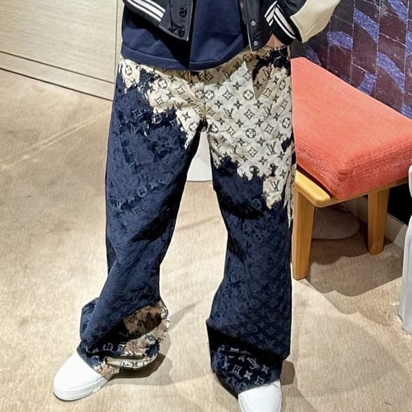 即発ルイヴィトン スーパーコピー モノグラム デニム パンツ 1AFACI