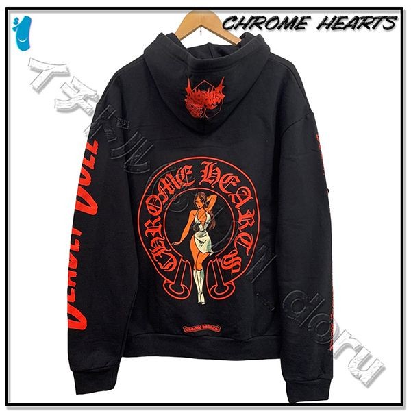 クロムハーツパーカー偽物 DEADLY DOLL HOODIE JESSY JO パーカー11231