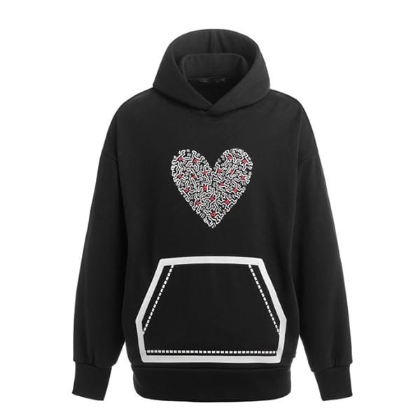 TATRAS 偽物 × Keith Haring ドロップショルダーフーディー 2色 MTKI23A8251