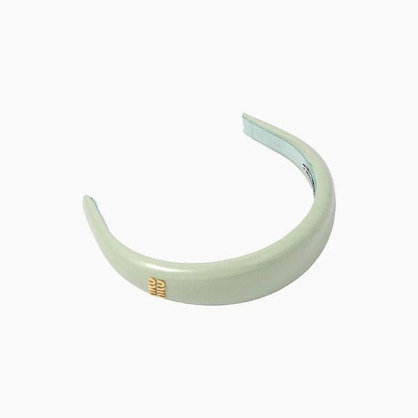 大人気定番☆ミュウミュウ レザー ヘッドバンド カチューシャ 偽物5IH025_069_F0E18