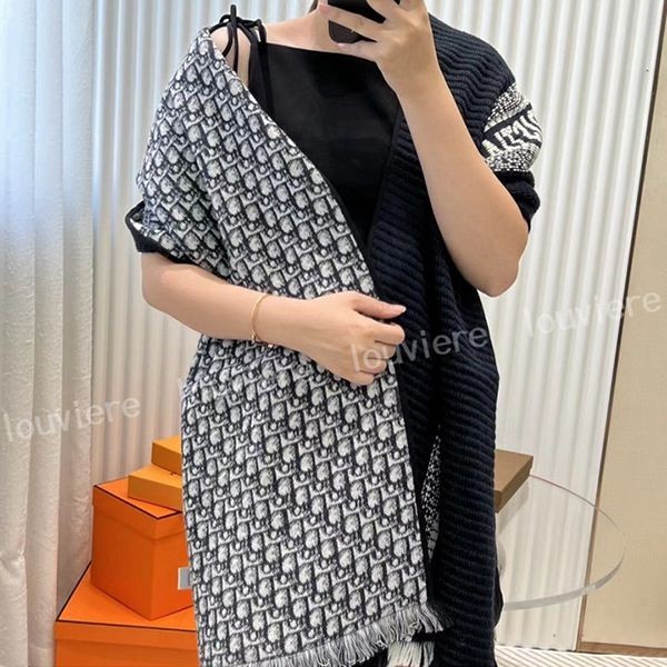 【ディオール】リバーシブル スカーフ ネイビー コピー 14CDO301I985_C540