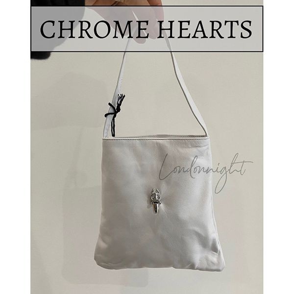 クロムハーツ スーパーコピー ダガー ドラキュラ ハンド バッグ DAGGER DRACULA HAND BAG white121511