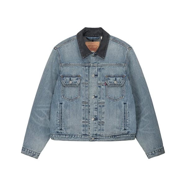 STUSSY コピー x levis 偽物 エンボストラッカージャケット 025554