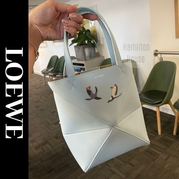 激安価格!ロエベ x Suna Fujita コラボ ペンギン トートバッグ 偽物ミニ02203