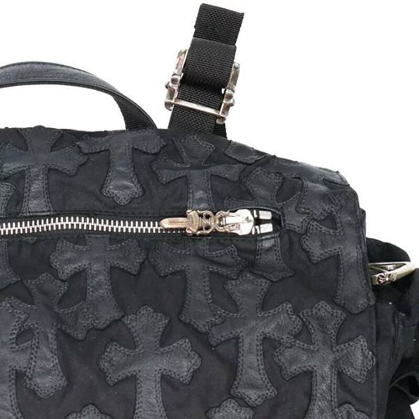 クロムハーツ モトバックパック セメタリーパッチ 偽物 BACKPACK WAXED 030818