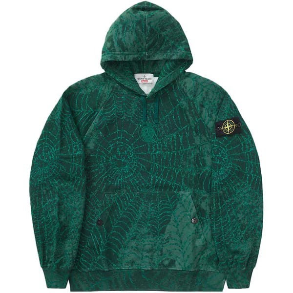 韓国 偽物 tシャツ Supreme x Stone Island WEEK 10 スウェットパーカー 2色 spm32131