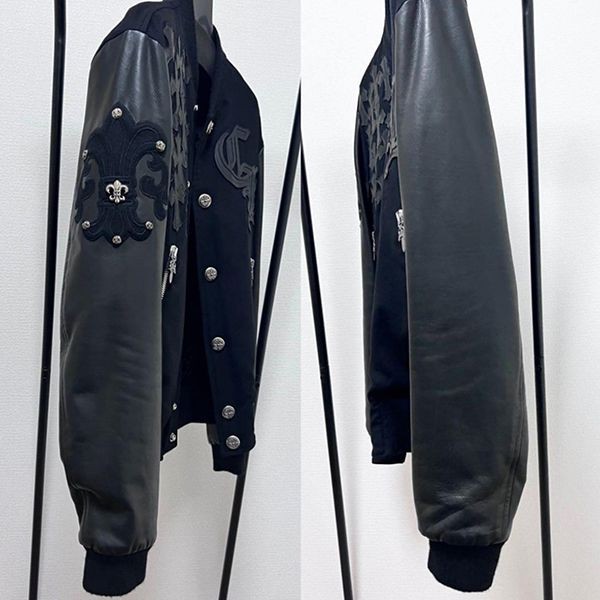 バイラ付録クロムハーツ レターマン ジャケット 偽物LETTERMAN JACKET 032118