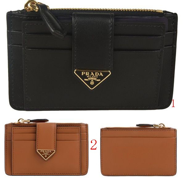 おすすめプラダ レザーカードホルダー コピー ウォレット 1MC0382CNP