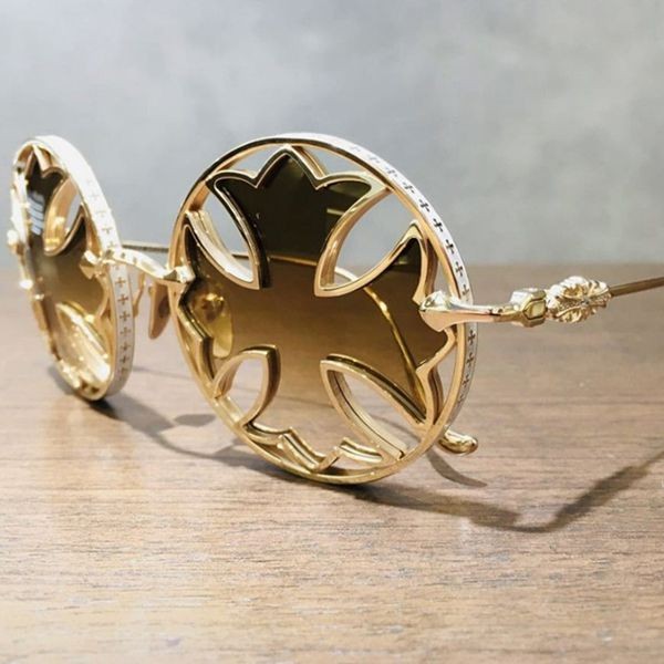 クロムハーツ サングラス コピーアイウェア 18K ダイヤ付き