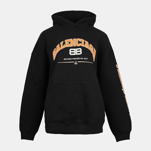 《バレンシアガ》BBロゴフードTシャツ コピー675003 TLVJ2 1074