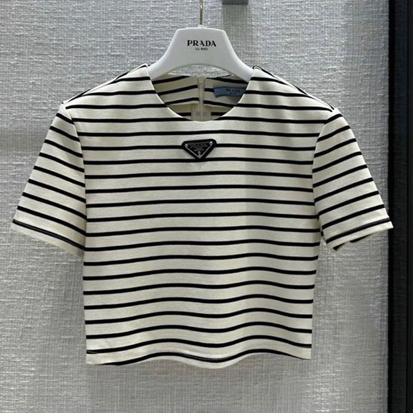 プラダ マリンテイスト Tシャツ&スカート セットコピー ロゴ w24040201