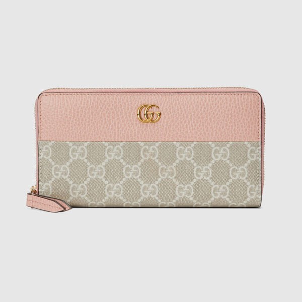 人気商品〔GGマーモント〕偽物グッチジップアラウンド ウォレット 456117