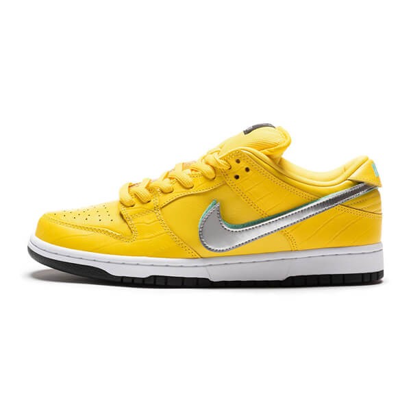 Nike SB Dunk Low Diamond Supply Co Canary Diamond FF 2018 Yellow BV1310-700