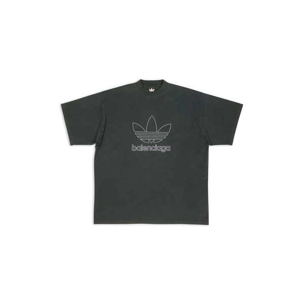 バレンシアガ アディダス tシャツ 偽物 激安 コラボ トレフォイル 723976TNVN