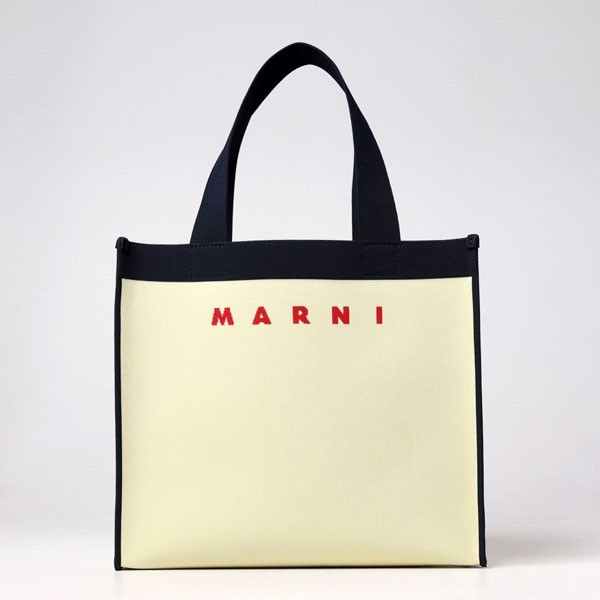 マルニ 偽物 ジャカード ショッピング トートバッグ 鞄 SHMQ0045A0P4547
