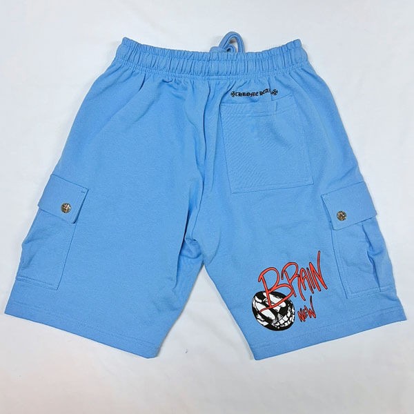 クロムハーツ マッティボーイ ショートパンツ 偽物 Brain New Blue Short Pants