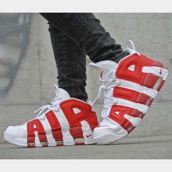 ナイキ モアテン 偽物 Air More Uptempo White Red Varsity Red SS 16 2016