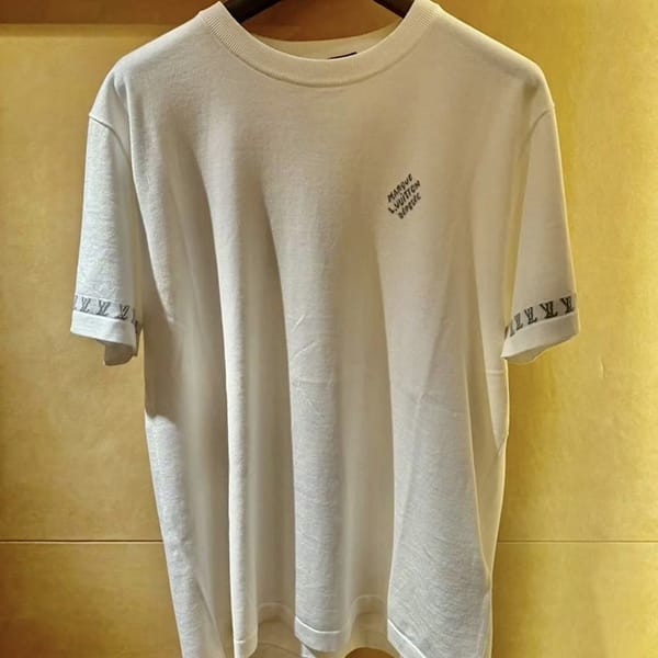ルイヴィトン シンプルTシャツ パロディ 半袖 2色 1AFQSH