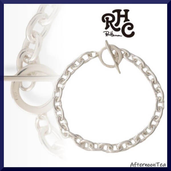 ロンハーマン スーパーコピー IM OK for RHC シルバーケーブルブレスレット M