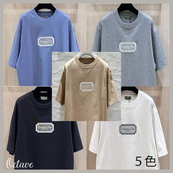 着心地抜群 ディオール クチュール Tシャツ 偽物 半袖 コットン5色