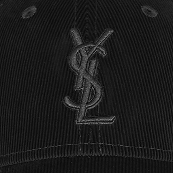 男女兼用◆サンローラン New Era 偽物ロゴ コーデュロイ キャップ695048Y