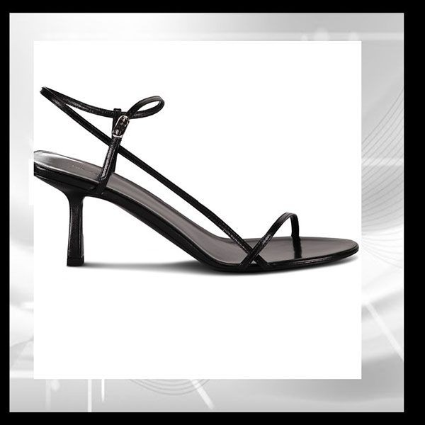 The Row ★ ベアー Sandal ♪ 65mm ブラックw24050202
