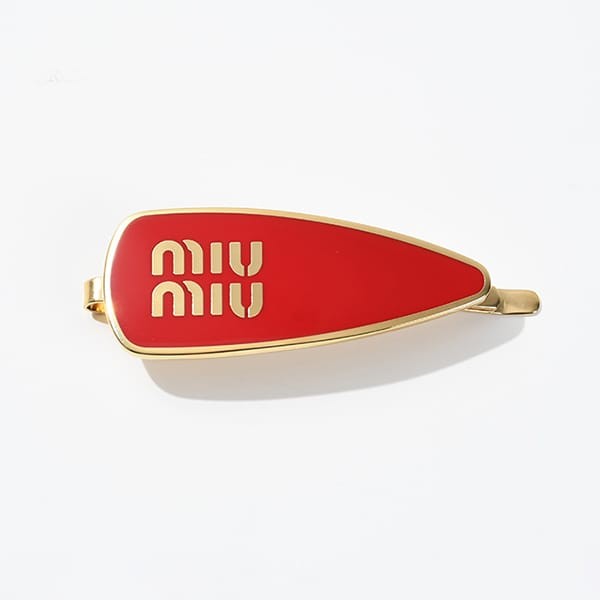 ミュウミュウ エナメルメタル ヘアクリップ 大阪 鶴橋 スーパーコピー 2色 miu00001