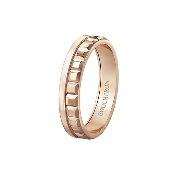 ブシュロン 偽物 QUATRE キャトル ラディアント リング ハーフ 18k 2色 JAL00251