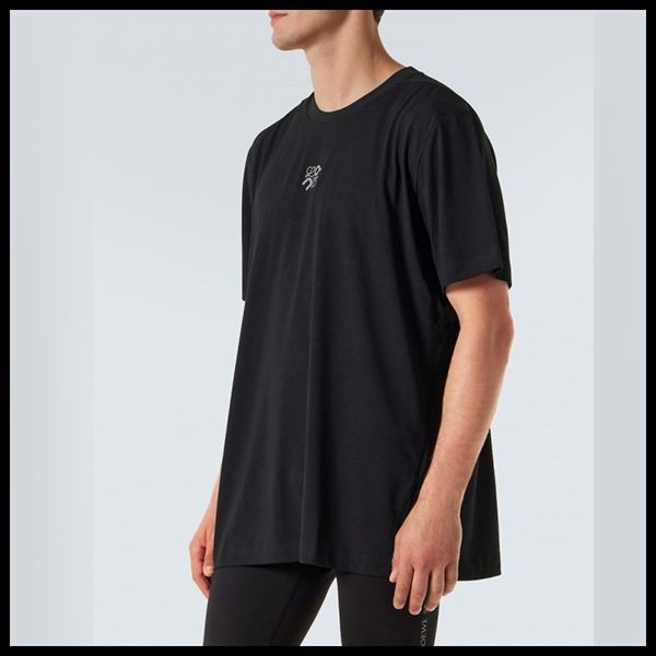 バイラ付録ロエベ on tシャツ 偽物 active ロゴ ジャージ tシャツ 半袖on0803