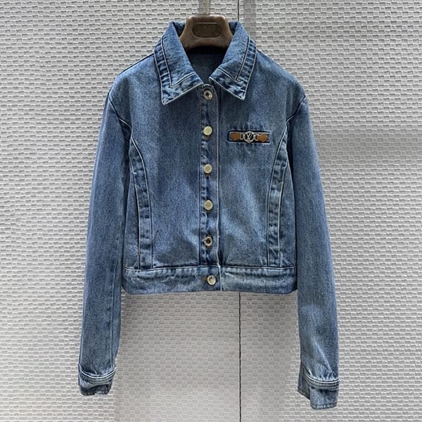 ルイヴィトン LVサークルタブデニム ジャケット コピー 1AFYWP