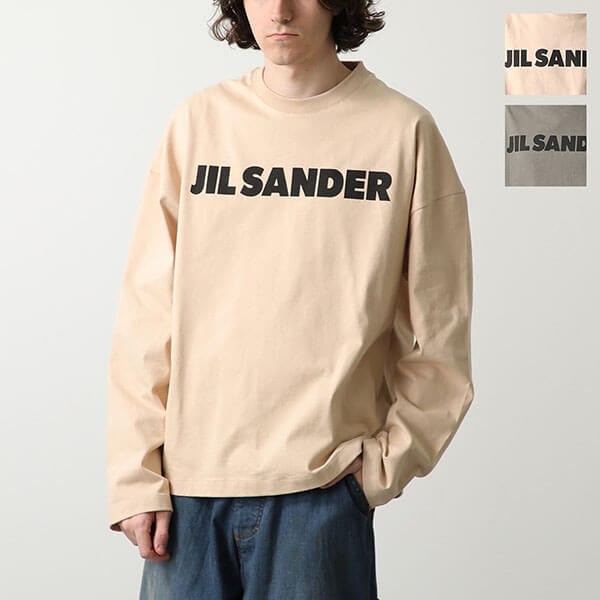 ジルサンダー Tシャツ 偽物 J22GC0136 J20215 長袖 ロンT ロゴT 3色