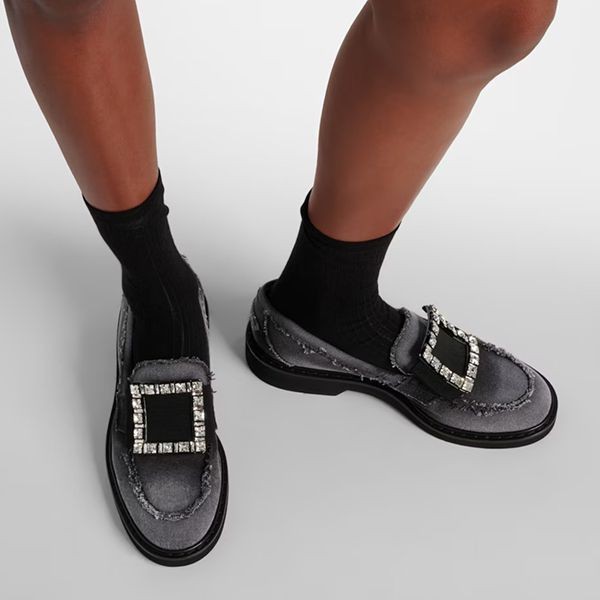 【ロジェヴィヴィエ パチモン】viv rangers loafers in denim ローファー rvw5483