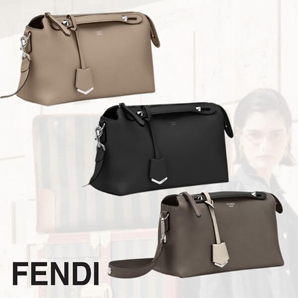 フェンディ バイ ザ ウェイ ミディアム☆FENDI☆人気 レザー ボストンバッグ 8BL146