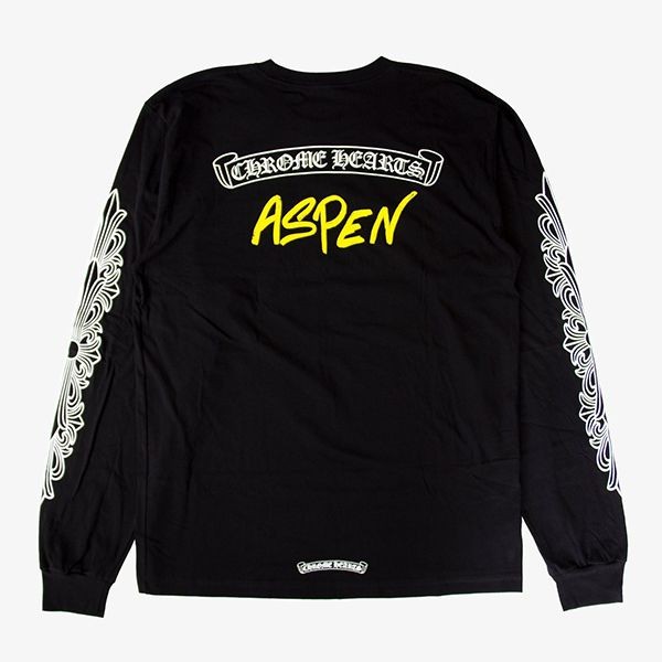 超入手困難+クロムハーツ コピー+ aspen限定★激レア★matty boy ロンＴ ch10227