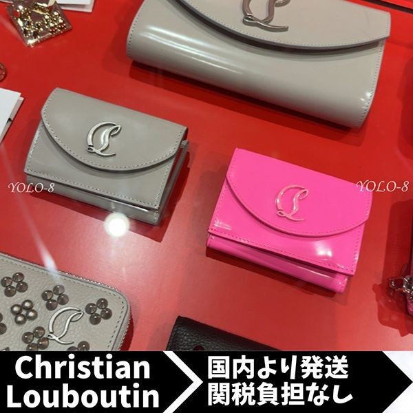注目商品!【ルブタン 】loubi54 コンパクトウォレット 偽物