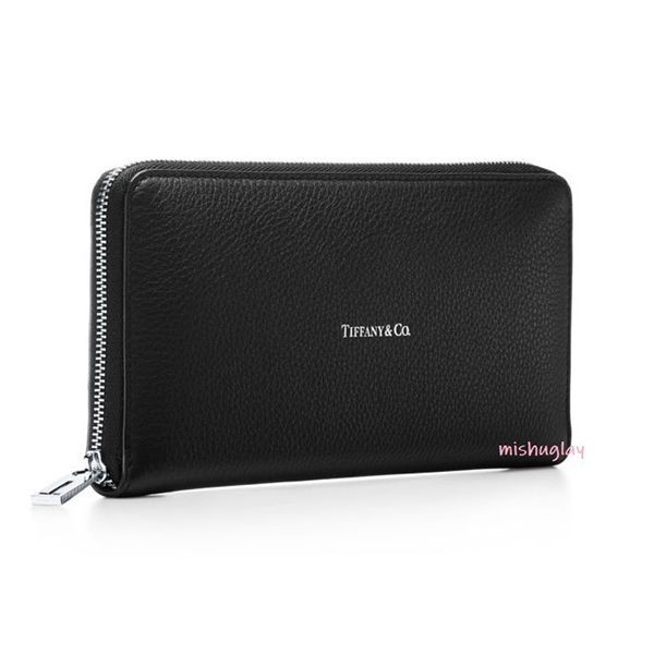 【ティファニー 長財布 偽物】上質レザー製♪ large zip wallet ★  69345425
